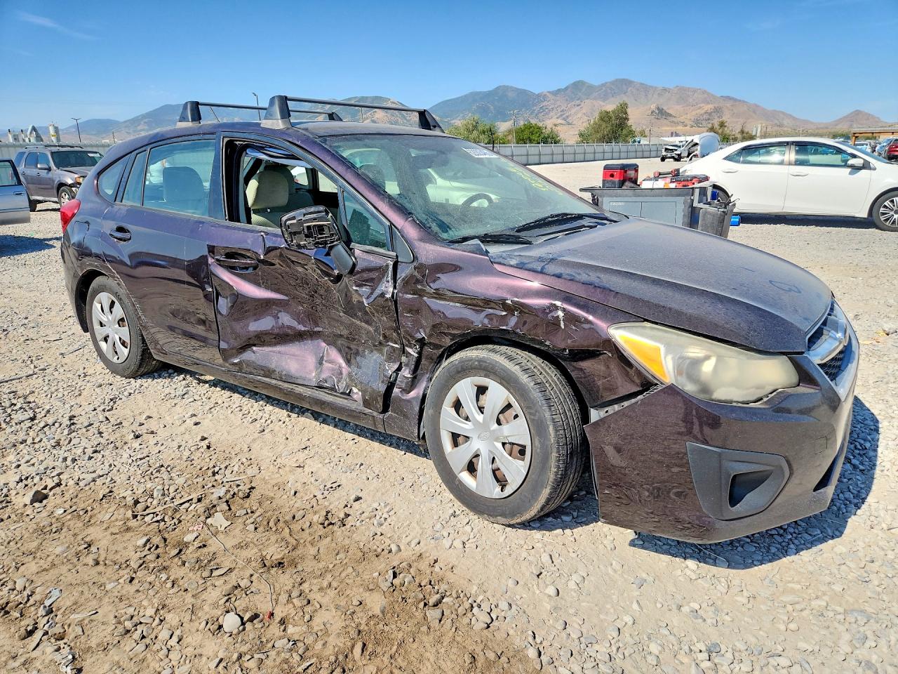 2012 Subaru Impreza Maroon vin: JF1GPAA66CH214912