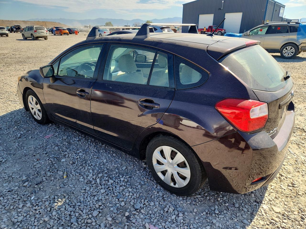 2012 Subaru Impreza Maroon vin: JF1GPAA66CH214912
