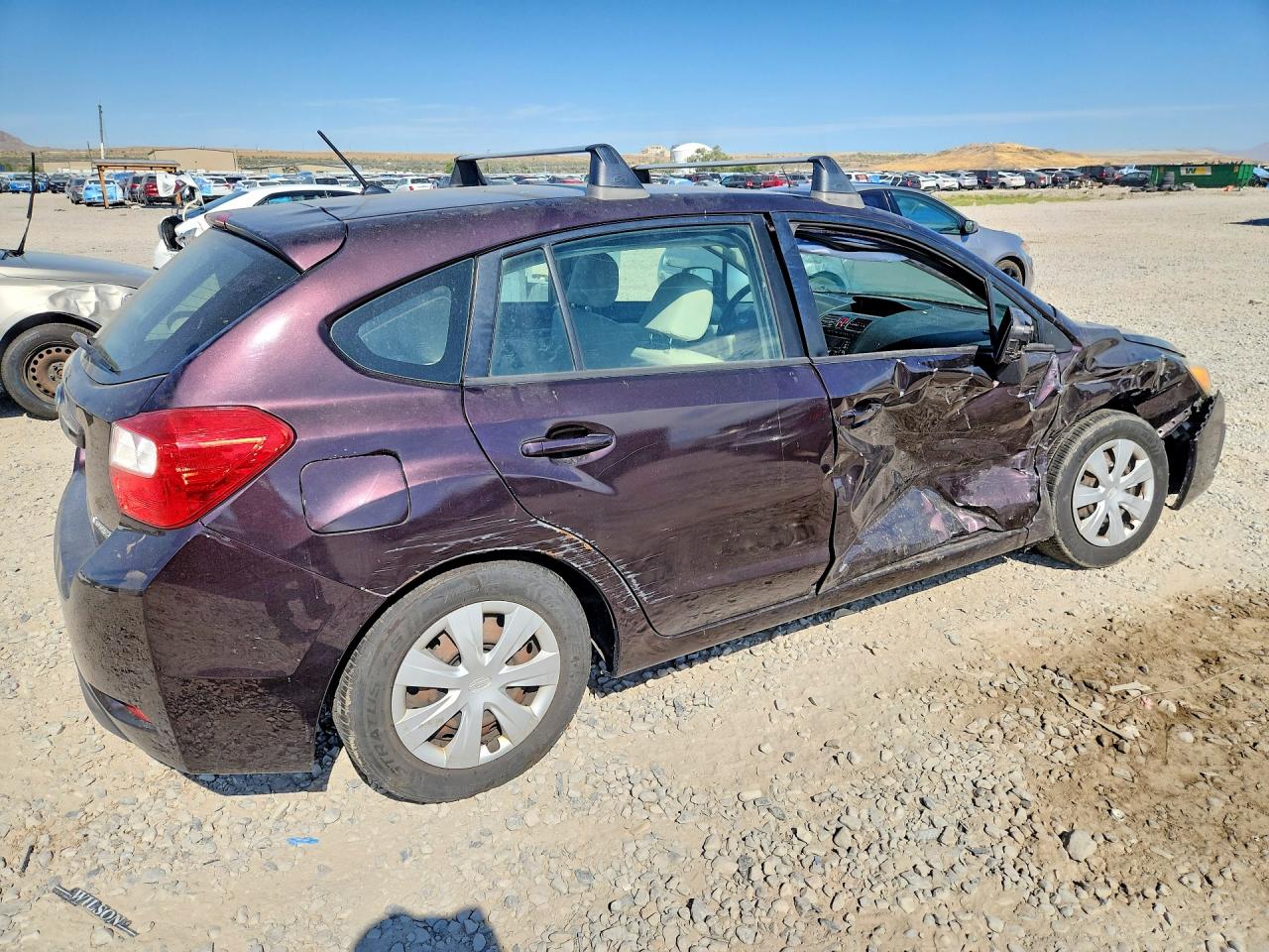 2012 Subaru Impreza Maroon vin: JF1GPAA66CH214912