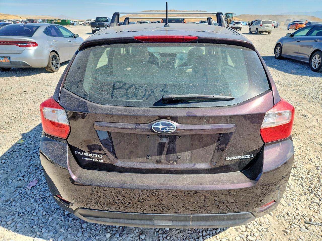 2012 Subaru Impreza Maroon vin: JF1GPAA66CH214912