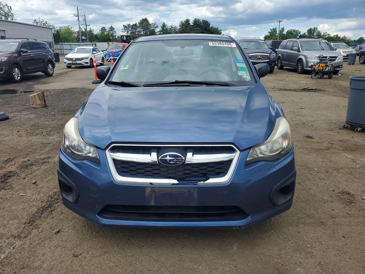 2012 Subaru Impreza Blue vin: JF1GPAA66CH222783