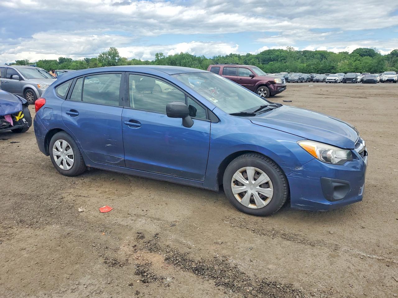 2012 Subaru Impreza Blue vin: JF1GPAA66CH222783