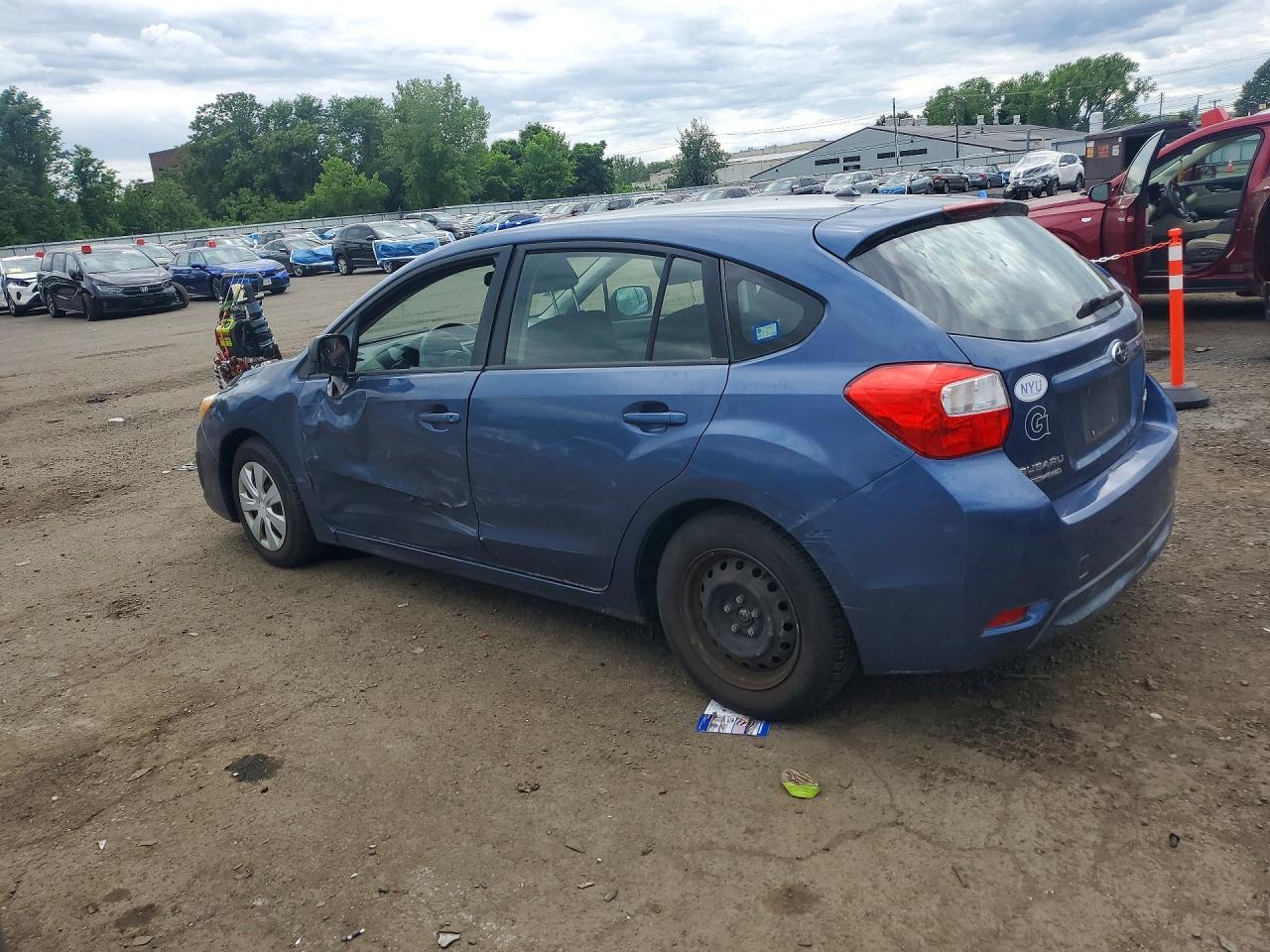 2012 Subaru Impreza Blue vin: JF1GPAA66CH222783
