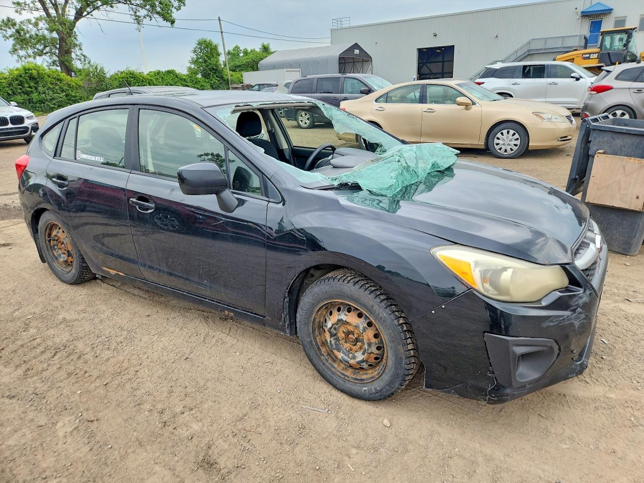 2013 Subaru Impreza Black vin: JF1GPAA66DG833985