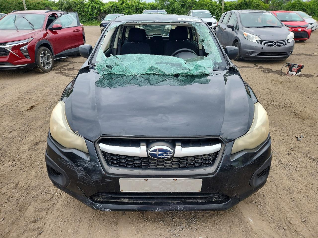2013 Subaru Impreza Black vin: JF1GPAA66DG833985