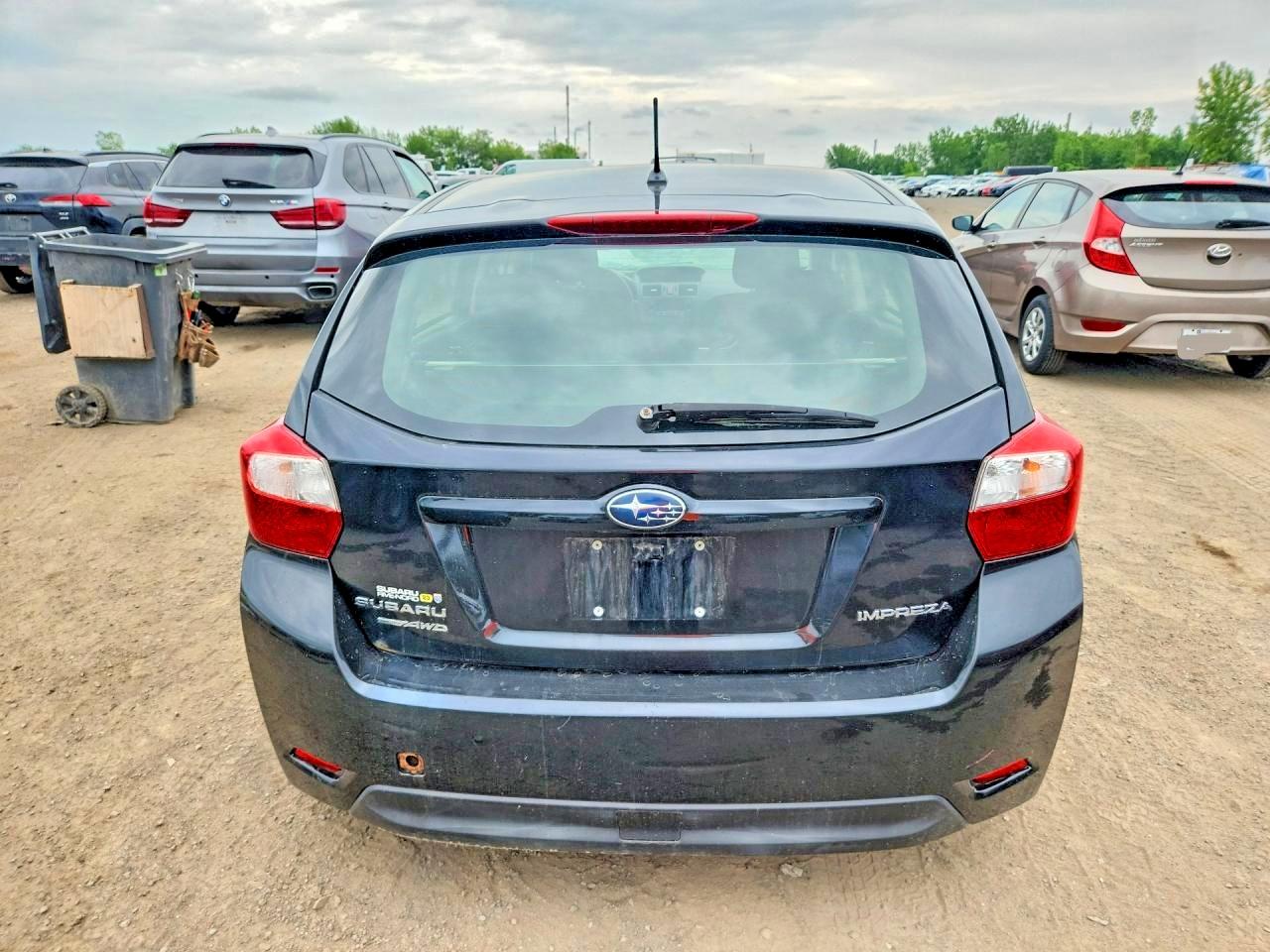 2013 Subaru Impreza Black vin: JF1GPAA66DG833985