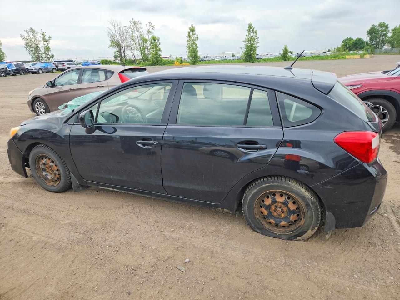 2013 Subaru Impreza Black vin: JF1GPAA66DG833985
