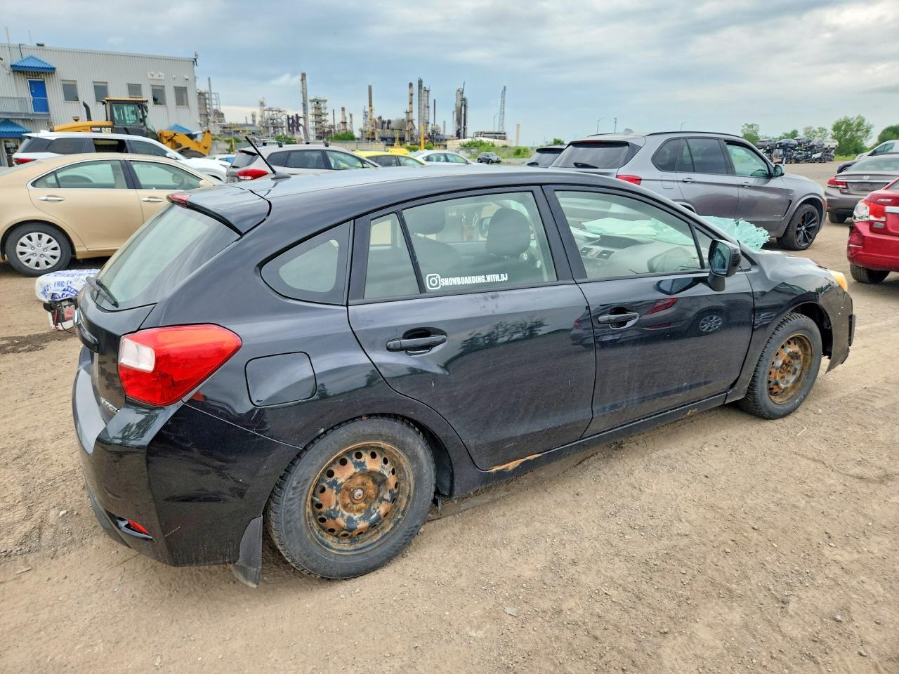 2013 Subaru Impreza Black vin: JF1GPAA66DG833985