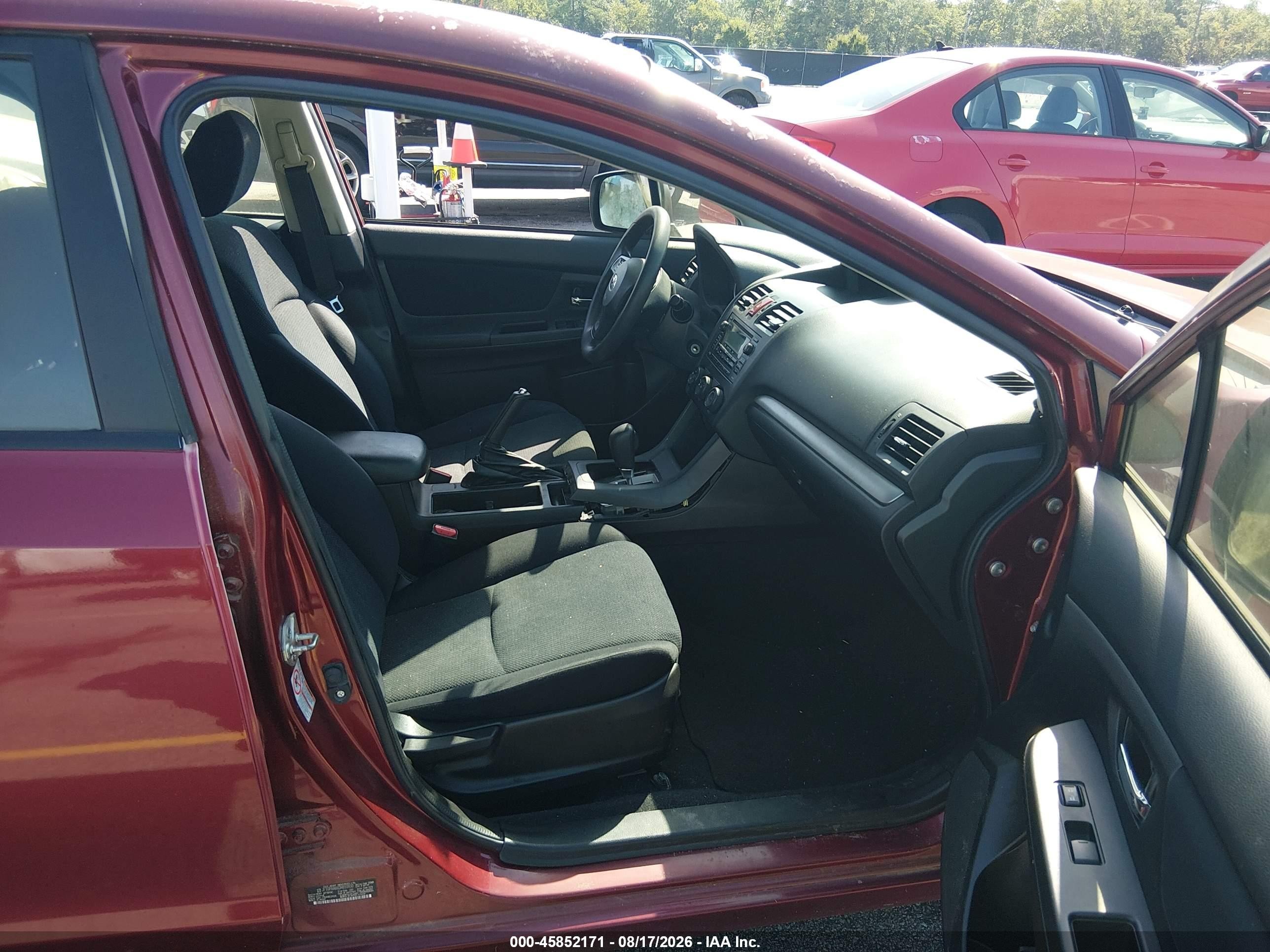 2013 Subaru Impreza 2.0i Red vin: JF1GPAA66DH810930
