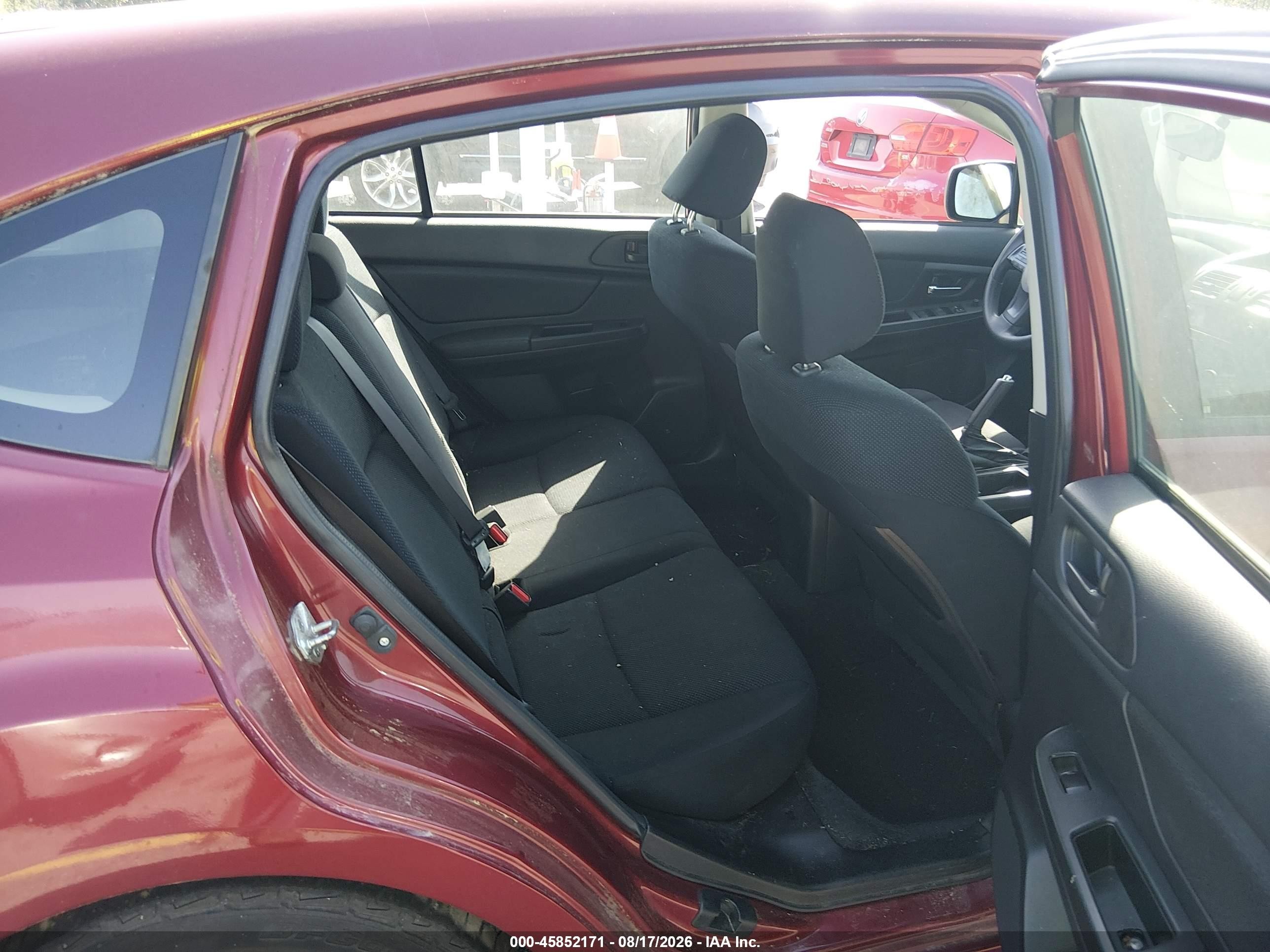 2013 Subaru Impreza 2.0i Red vin: JF1GPAA66DH810930
