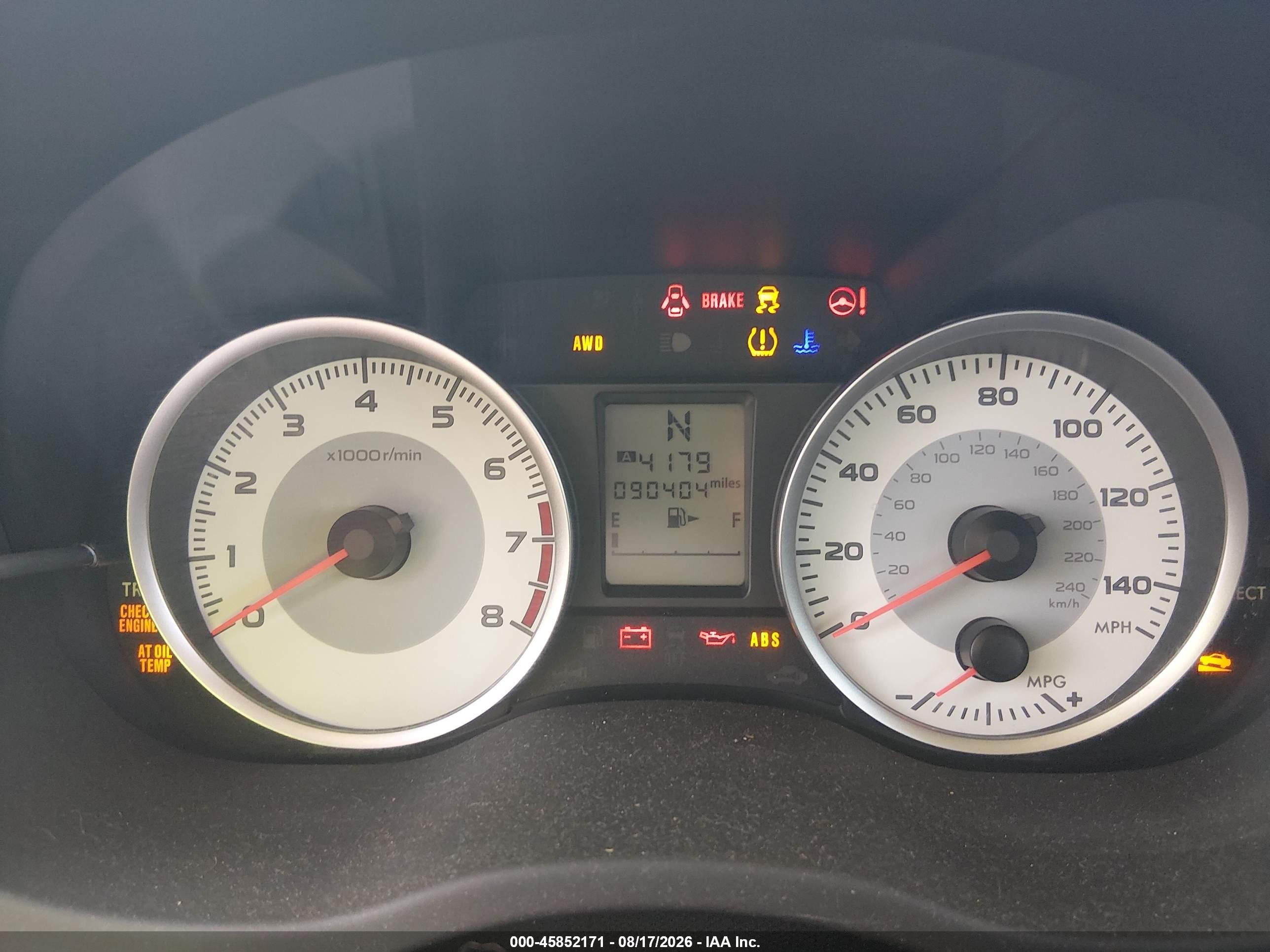 2013 Subaru Impreza 2.0i Red vin: JF1GPAA66DH810930