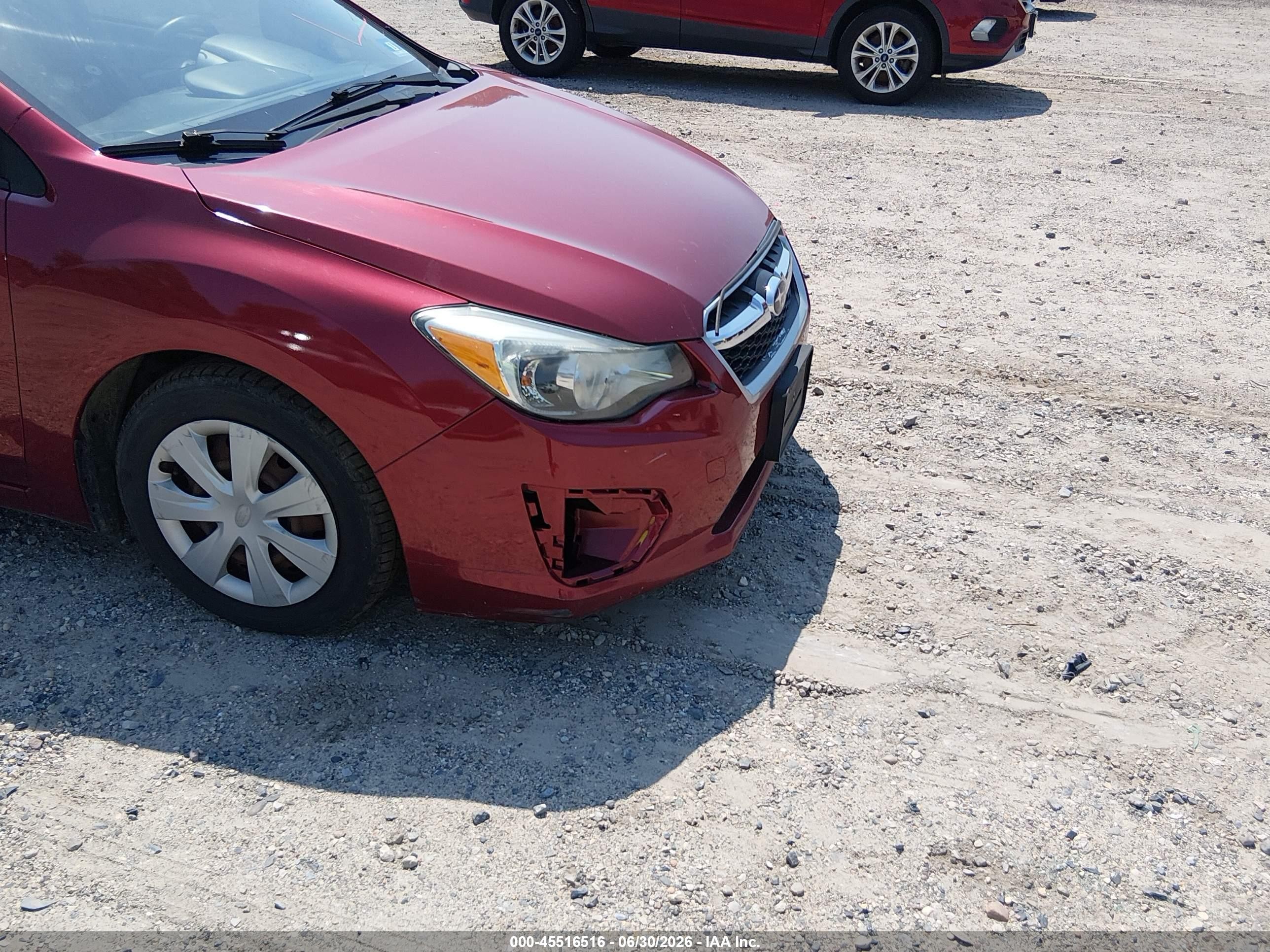 2014 Subaru Impreza 2.0i Red vin: JF1GPAA66E8235049