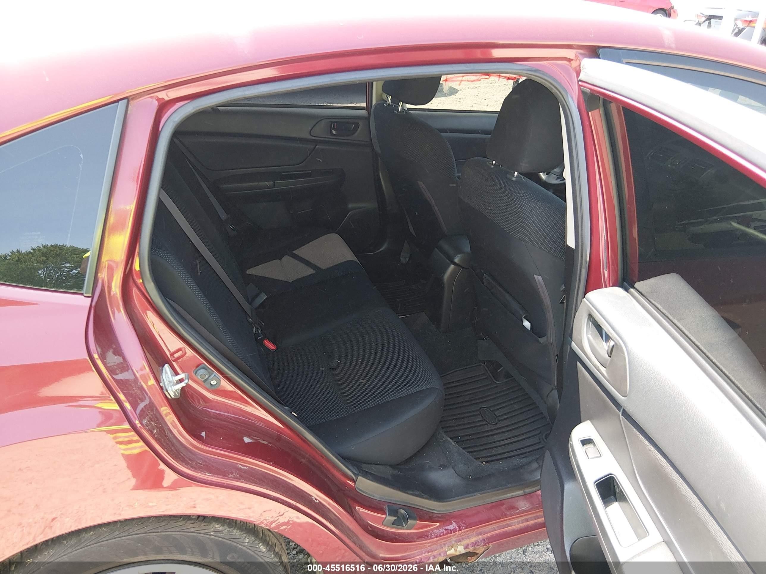 2014 Subaru Impreza 2.0i Red vin: JF1GPAA66E8235049