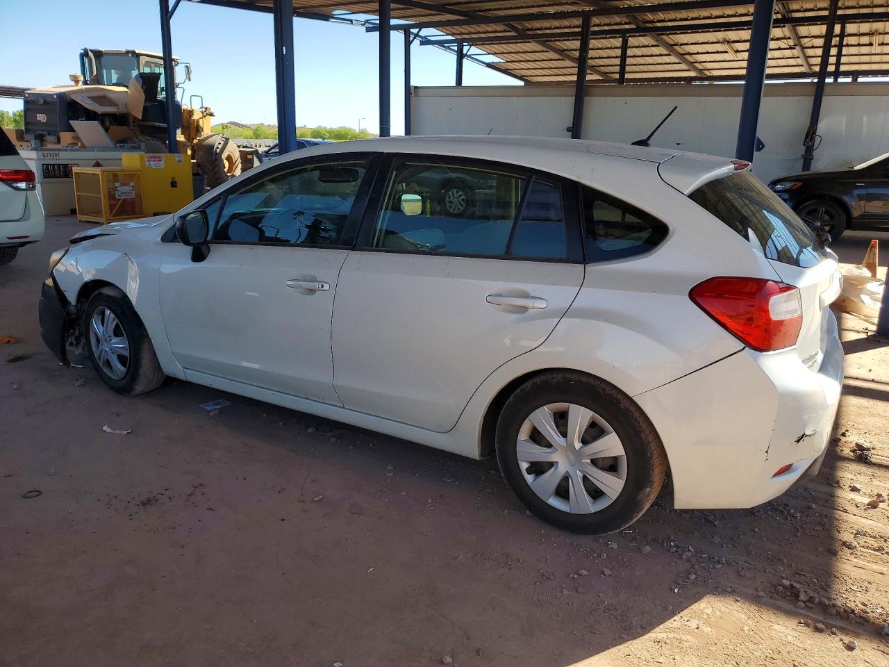 2014 Subaru Impreza White vin: JF1GPAA66E8296708