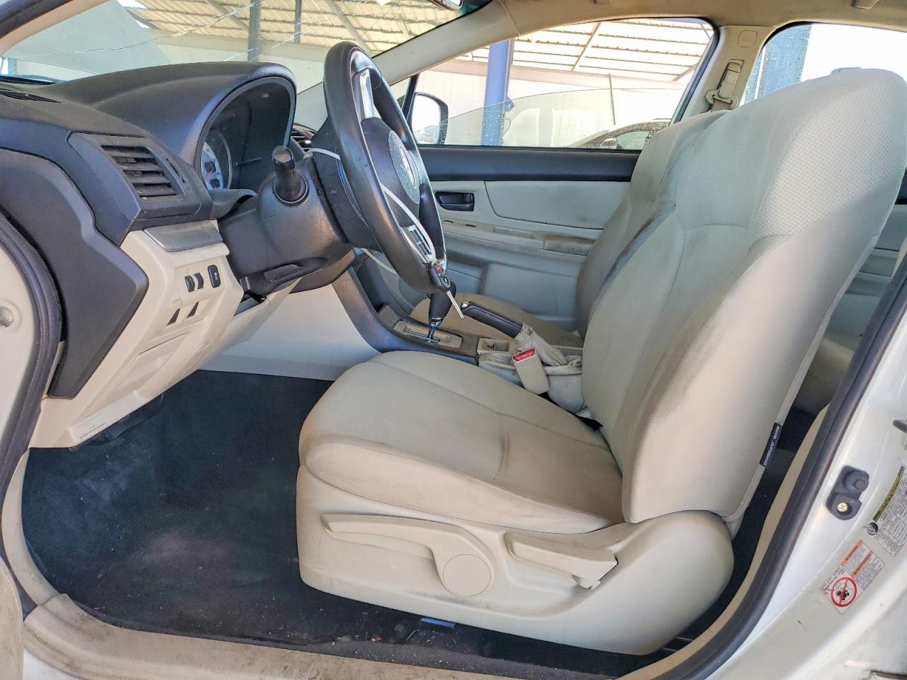 2014 Subaru Impreza White vin: JF1GPAA66E8296708