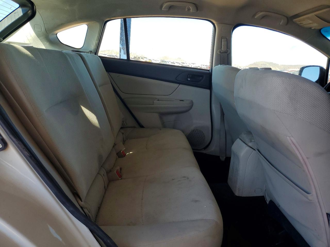2014 Subaru Impreza White vin: JF1GPAA66E8296708