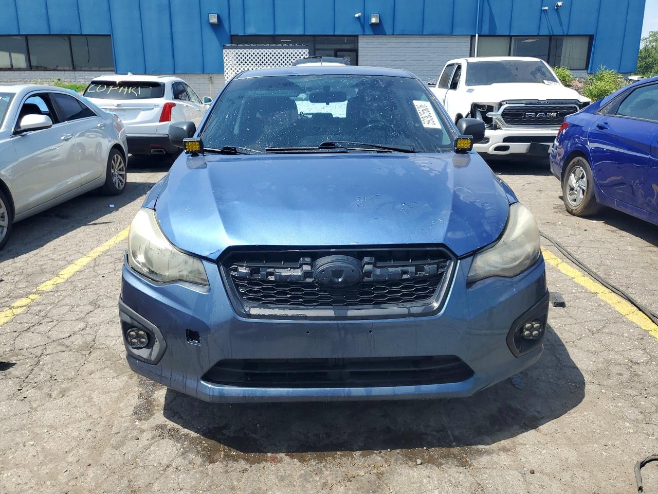 2014 Subaru Impreza Blue vin: JF1GPAA66E9249589