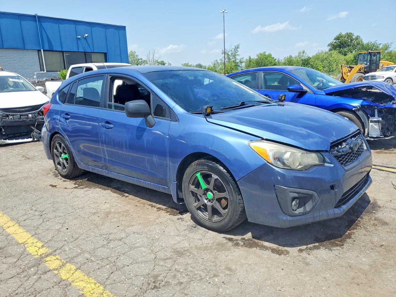 2014 Subaru Impreza Blue vin: JF1GPAA66E9249589