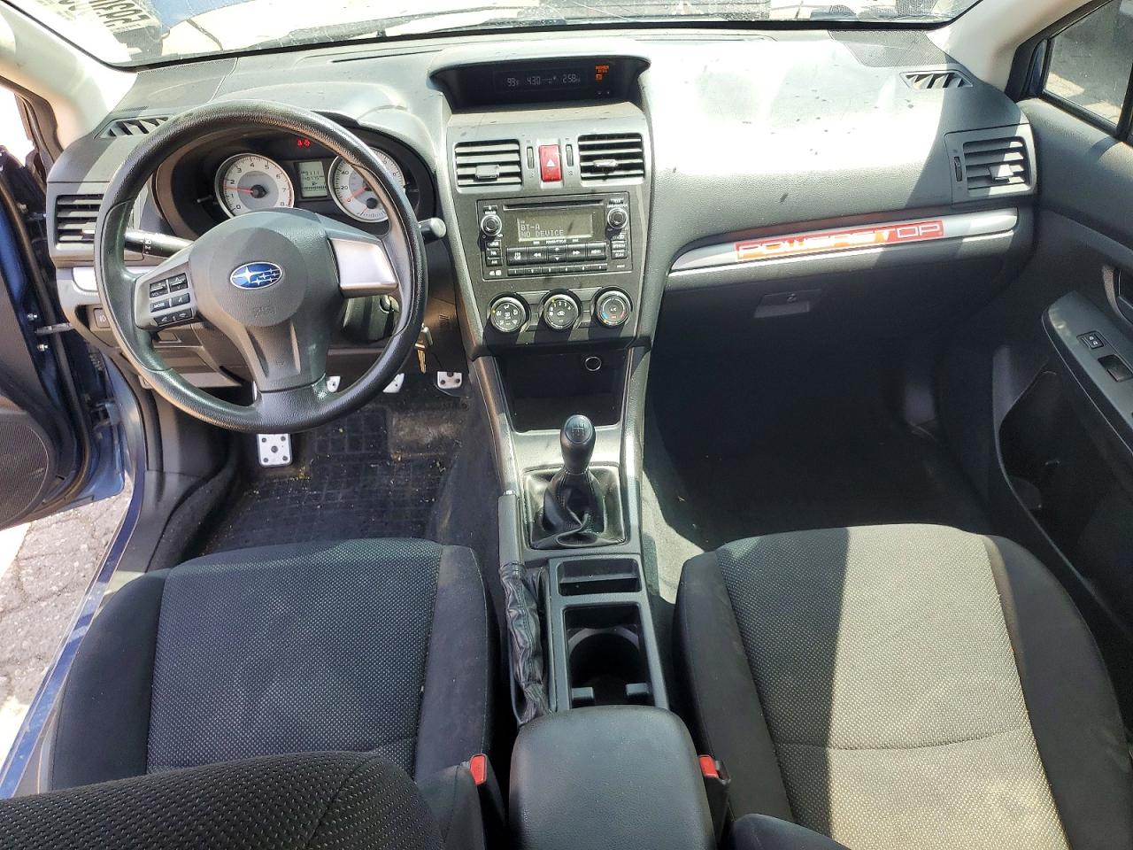 2014 Subaru Impreza Blue vin: JF1GPAA66E9249589