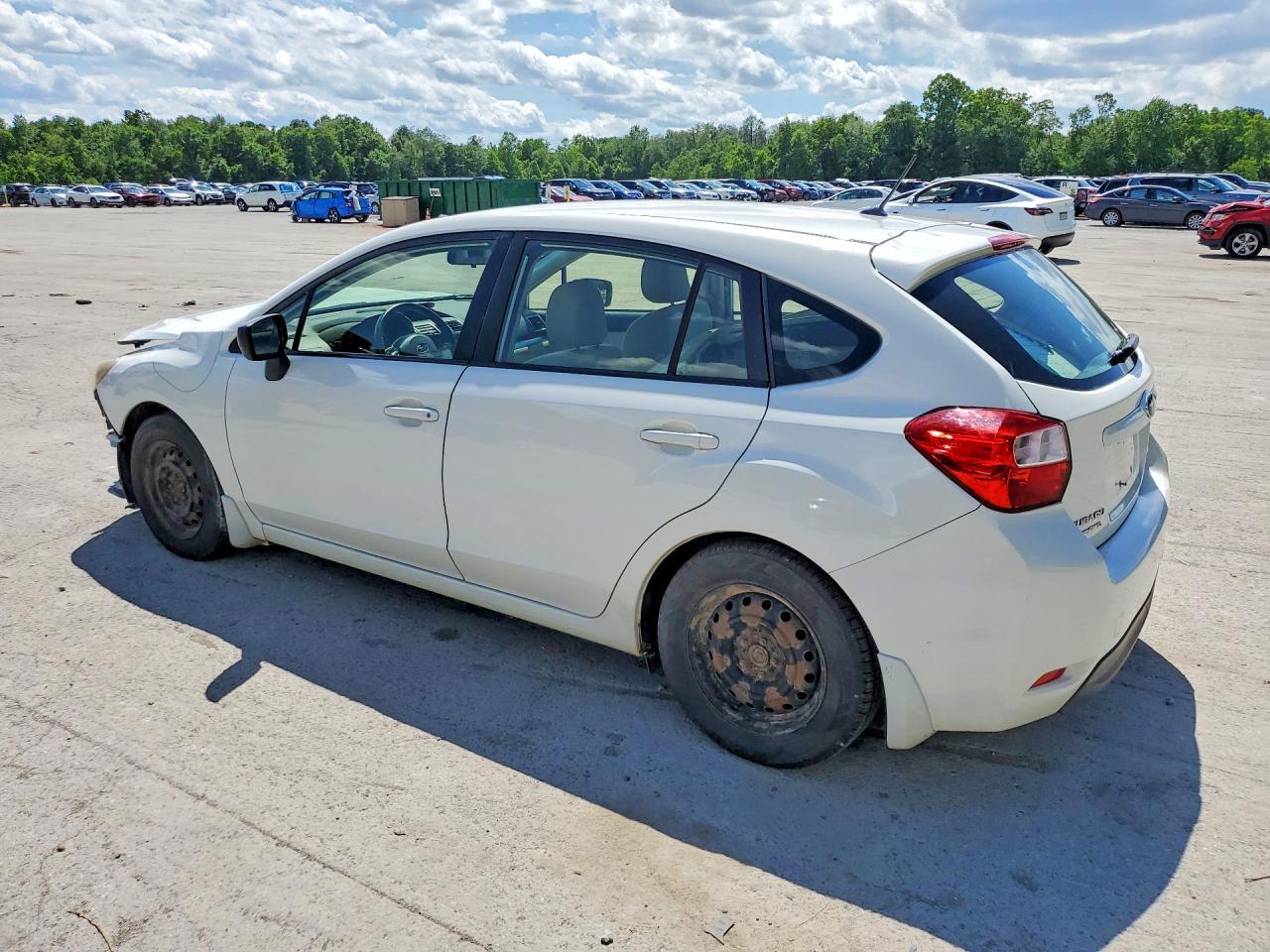 2015 Subaru Impreza White vin: JF1GPAA66F8232489