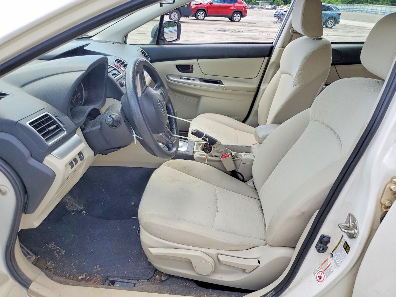 2015 Subaru Impreza White vin: JF1GPAA66F8232489