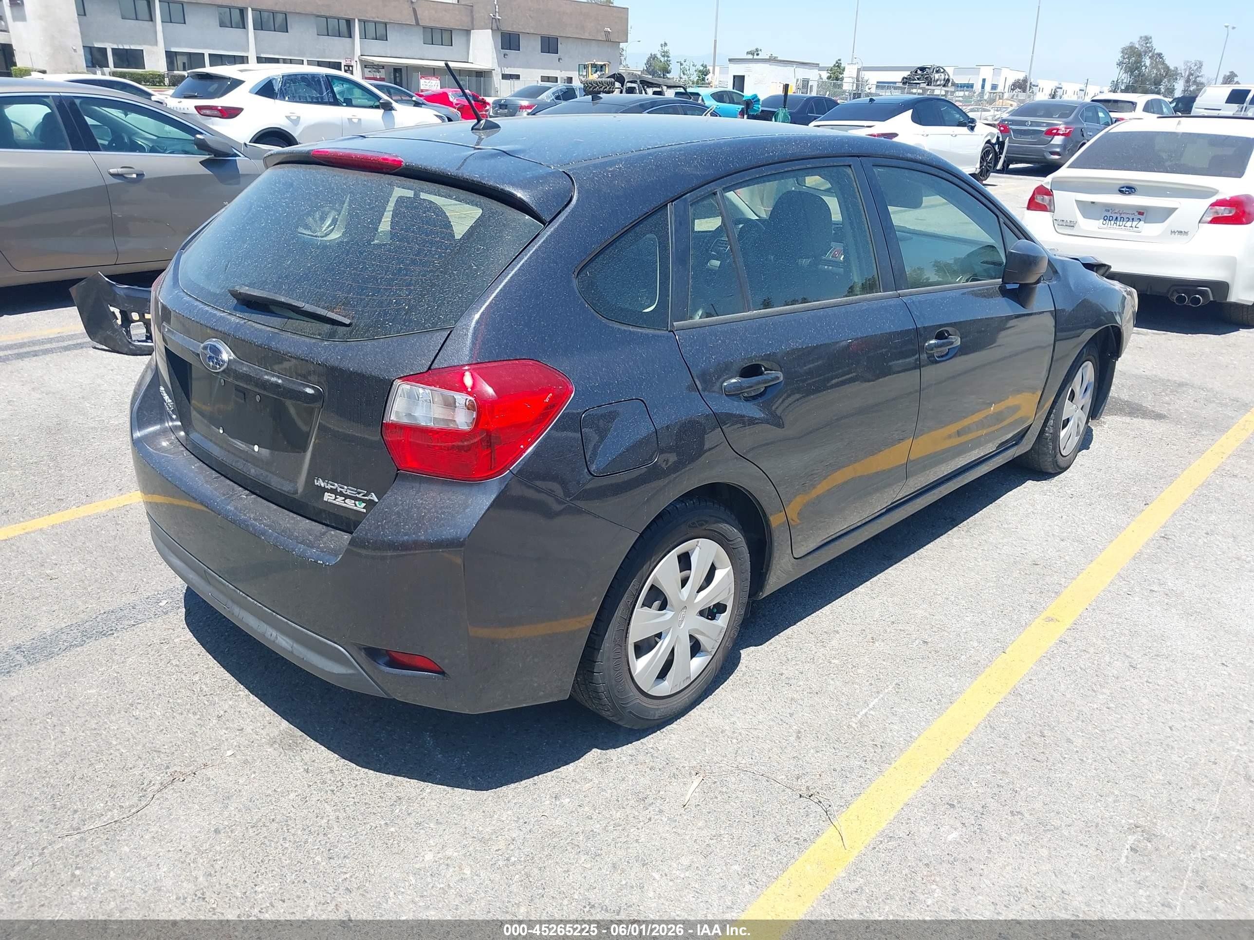 2015 Subaru Impreza 2.0i Серый vin: JF1GPAA66F8328574