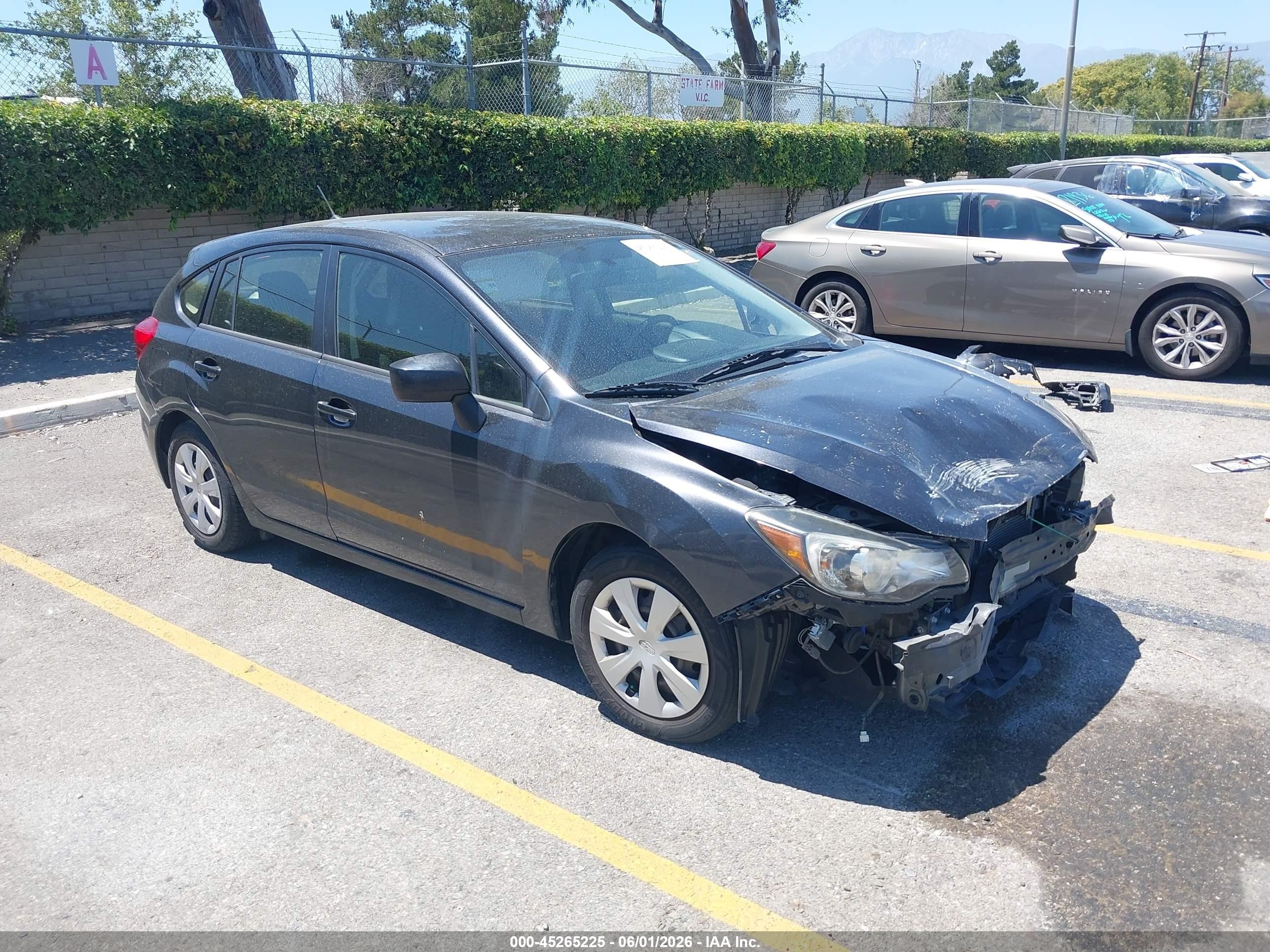 2015 Subaru Impreza 2.0i Серый vin: JF1GPAA66F8328574