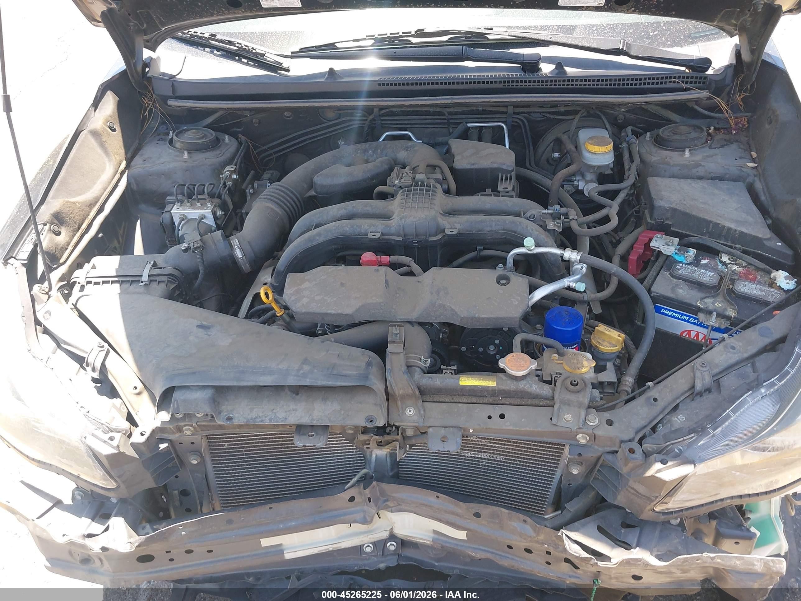 2015 Subaru Impreza 2.0i Серый vin: JF1GPAA66F8328574
