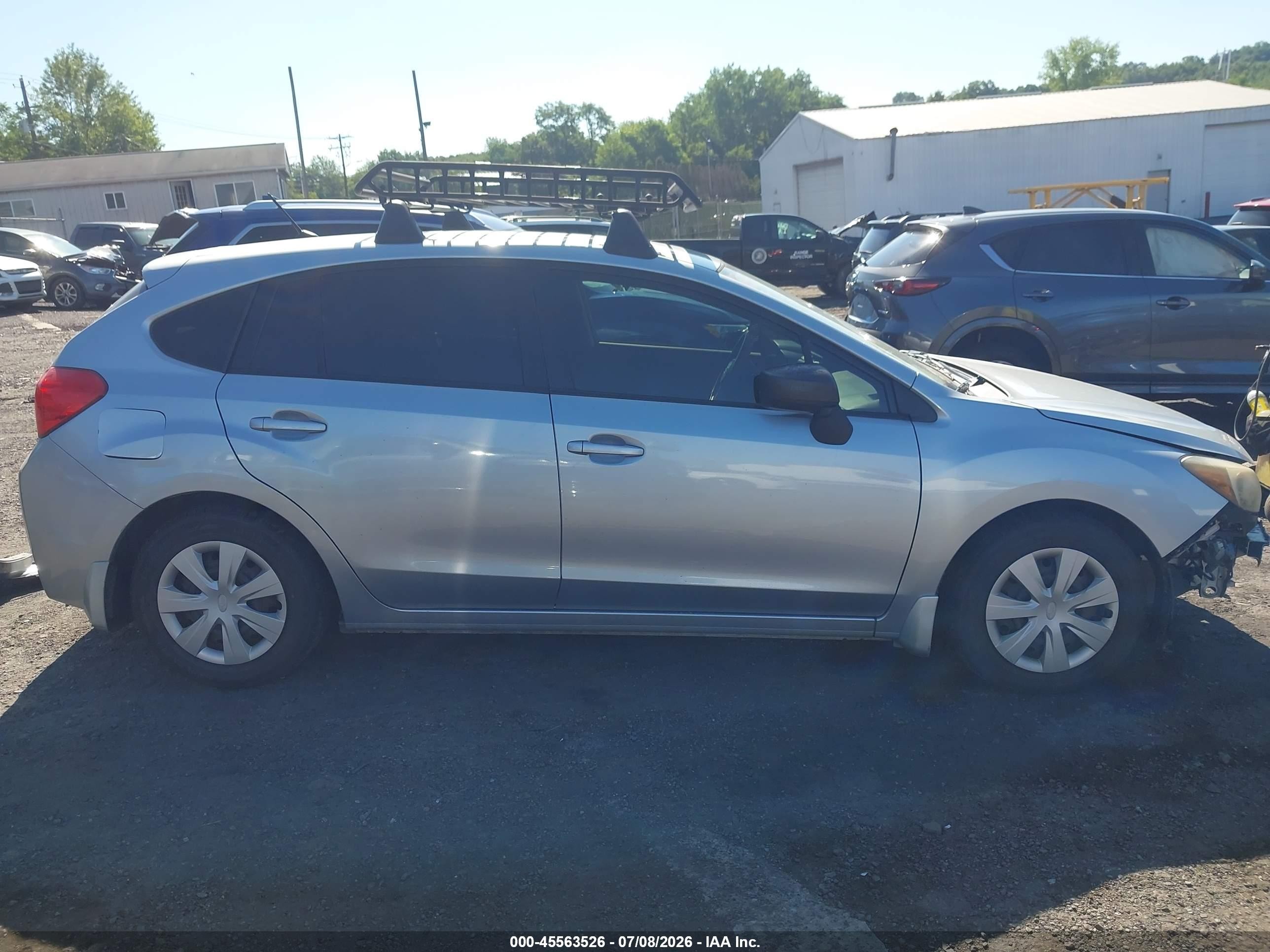 2015 Subaru Impreza 2.0i Silver vin: JF1GPAA66FH206605