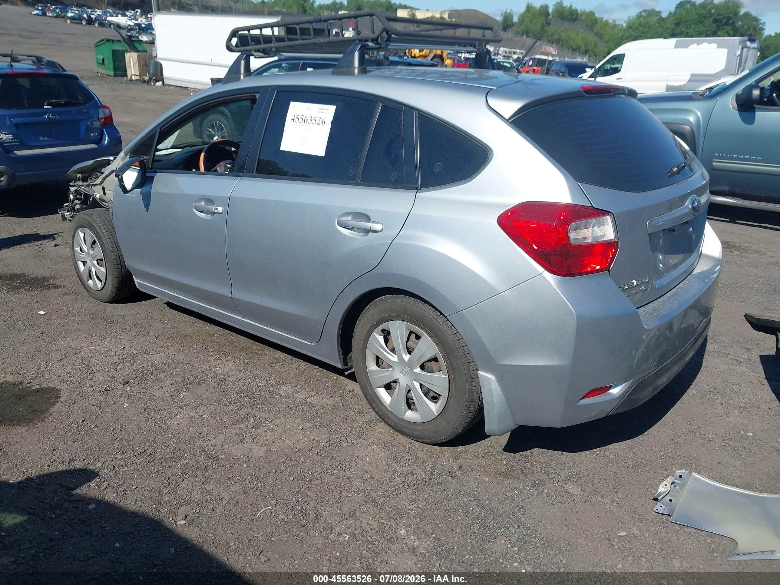 2015 Subaru Impreza 2.0i Silver vin: JF1GPAA66FH206605