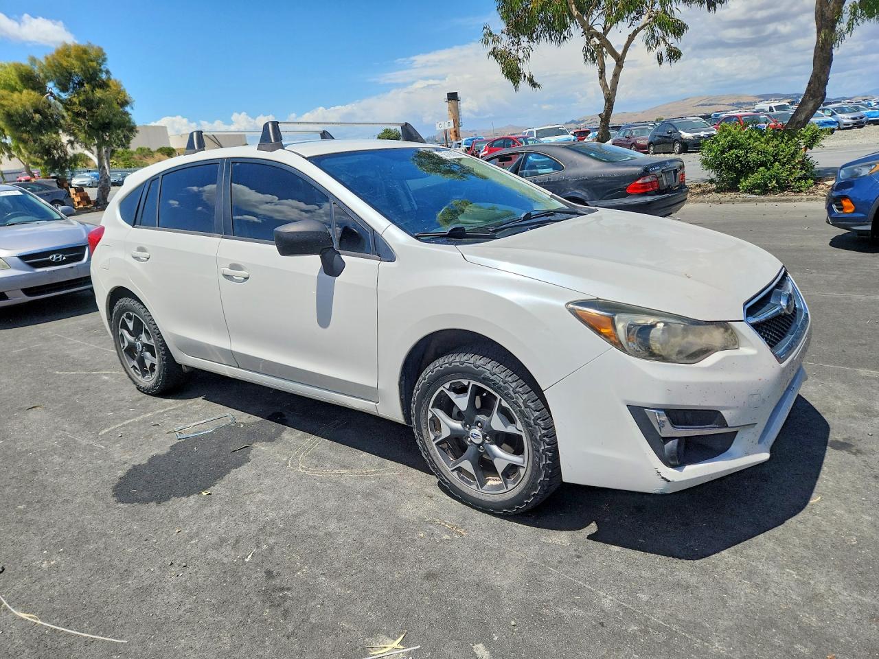 2015 Subaru Impreza White vin: JF1GPAA66FH265783