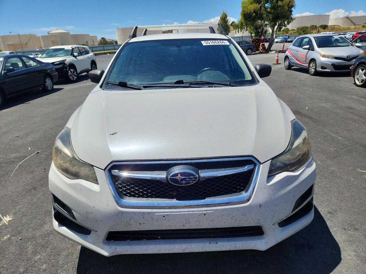 2015 Subaru Impreza White vin: JF1GPAA66FH265783