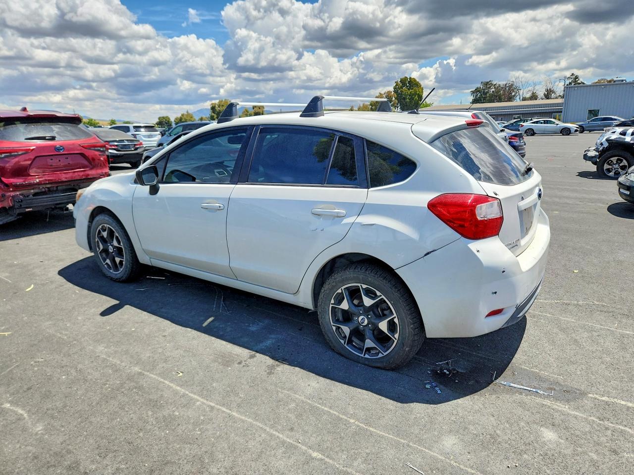 2015 Subaru Impreza White vin: JF1GPAA66FH265783