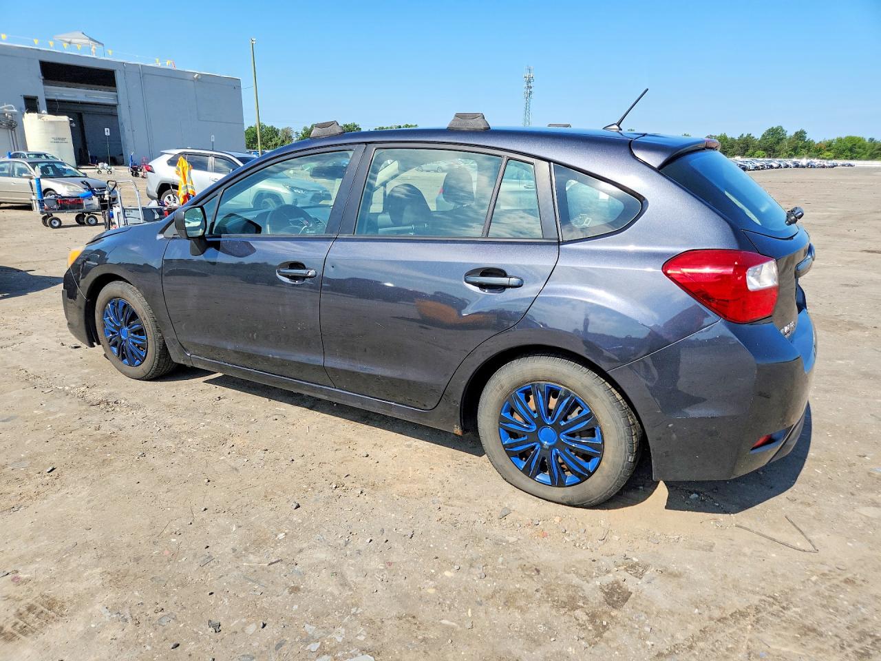 2012 Subaru Impreza Gray vin: JF1GPAA67CH208262