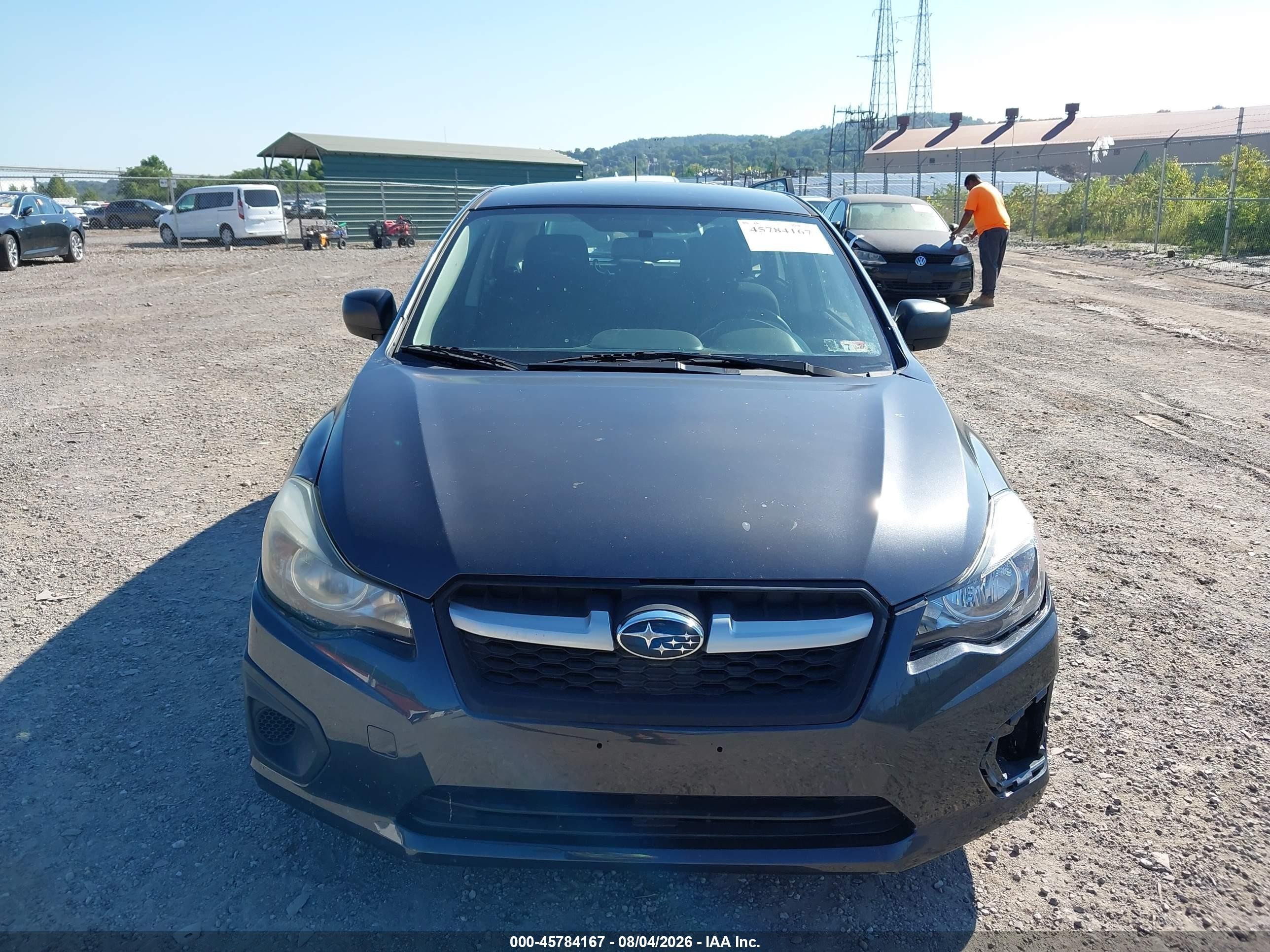 2012 Subaru Impreza 2.0i Серый vin: JF1GPAA67CH246459