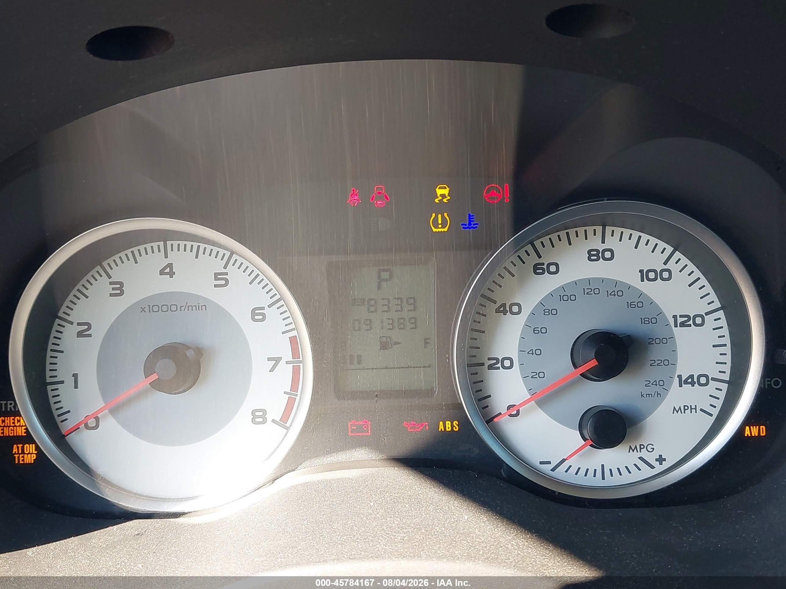 2012 Subaru Impreza 2.0i Серый vin: JF1GPAA67CH246459
