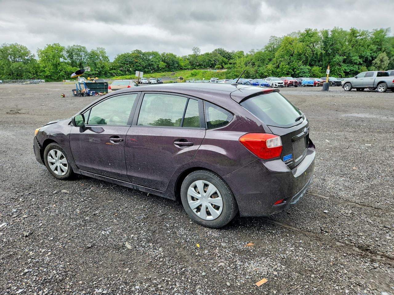 2013 Subaru Impreza Purple vin: JF1GPAA67D2879080