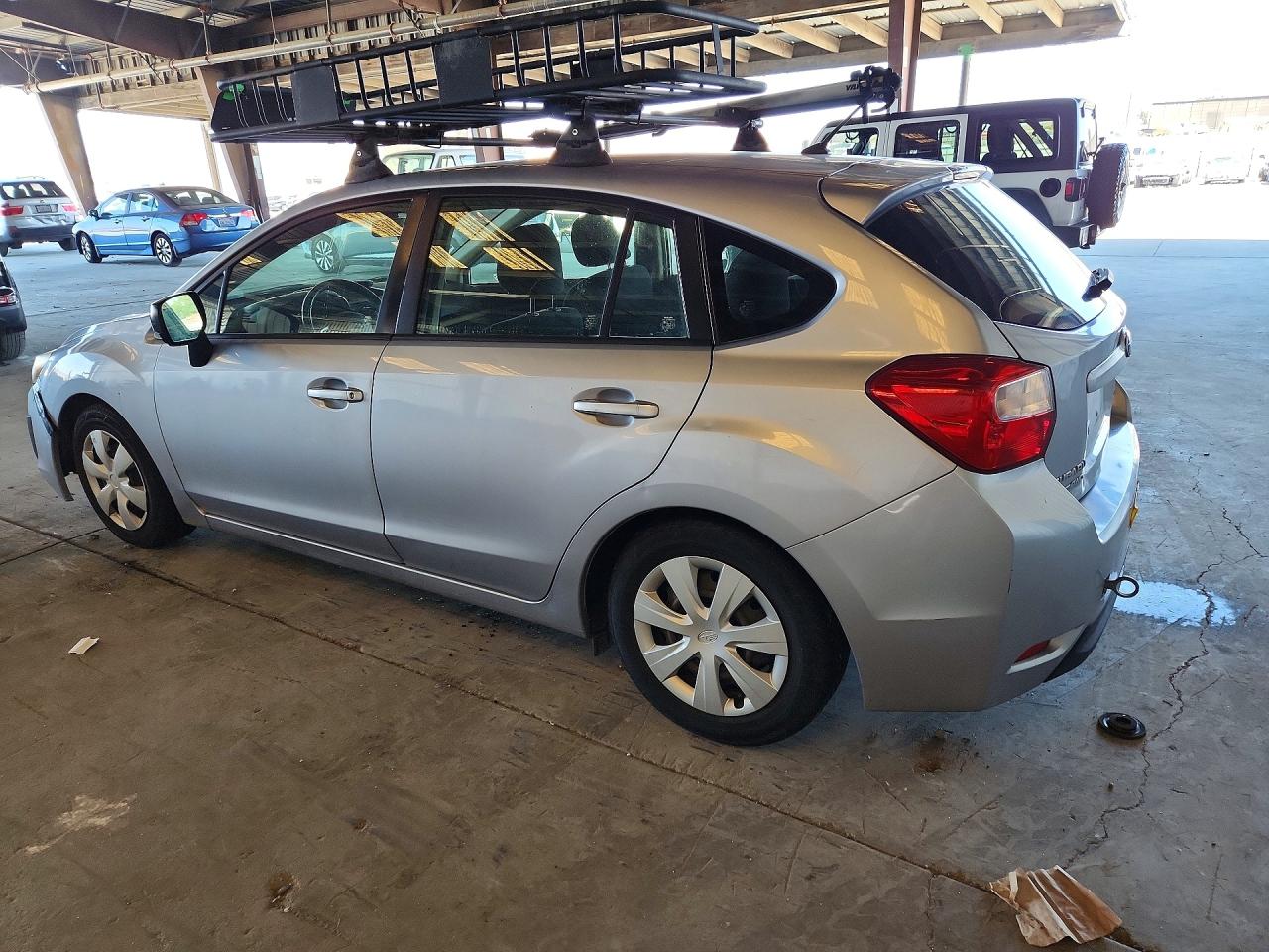 2014 Subaru Impreza Silver vin: JF1GPAA67E8303648