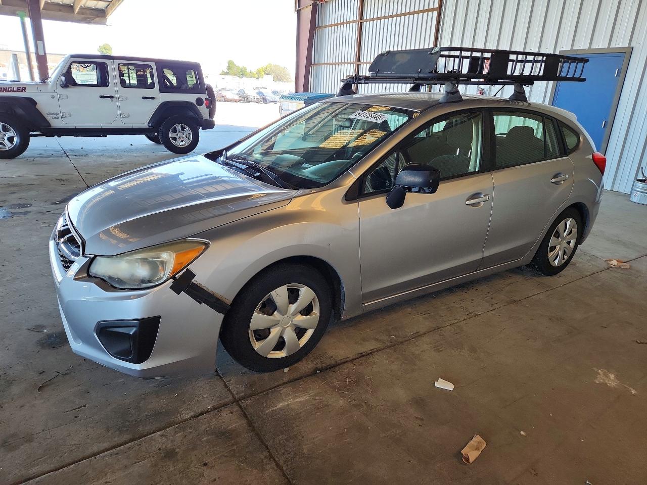 2014 Subaru Impreza Silver vin: JF1GPAA67E8303648
