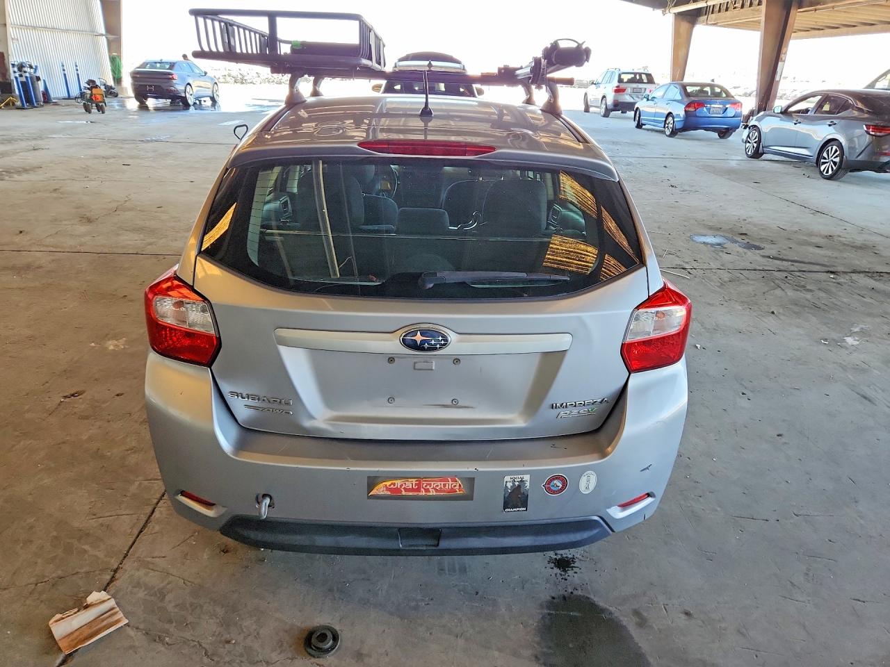 2014 Subaru Impreza Silver vin: JF1GPAA67E8303648