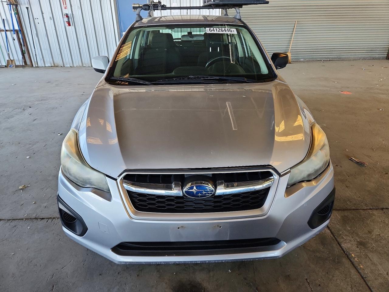 2014 Subaru Impreza Silver vin: JF1GPAA67E8303648