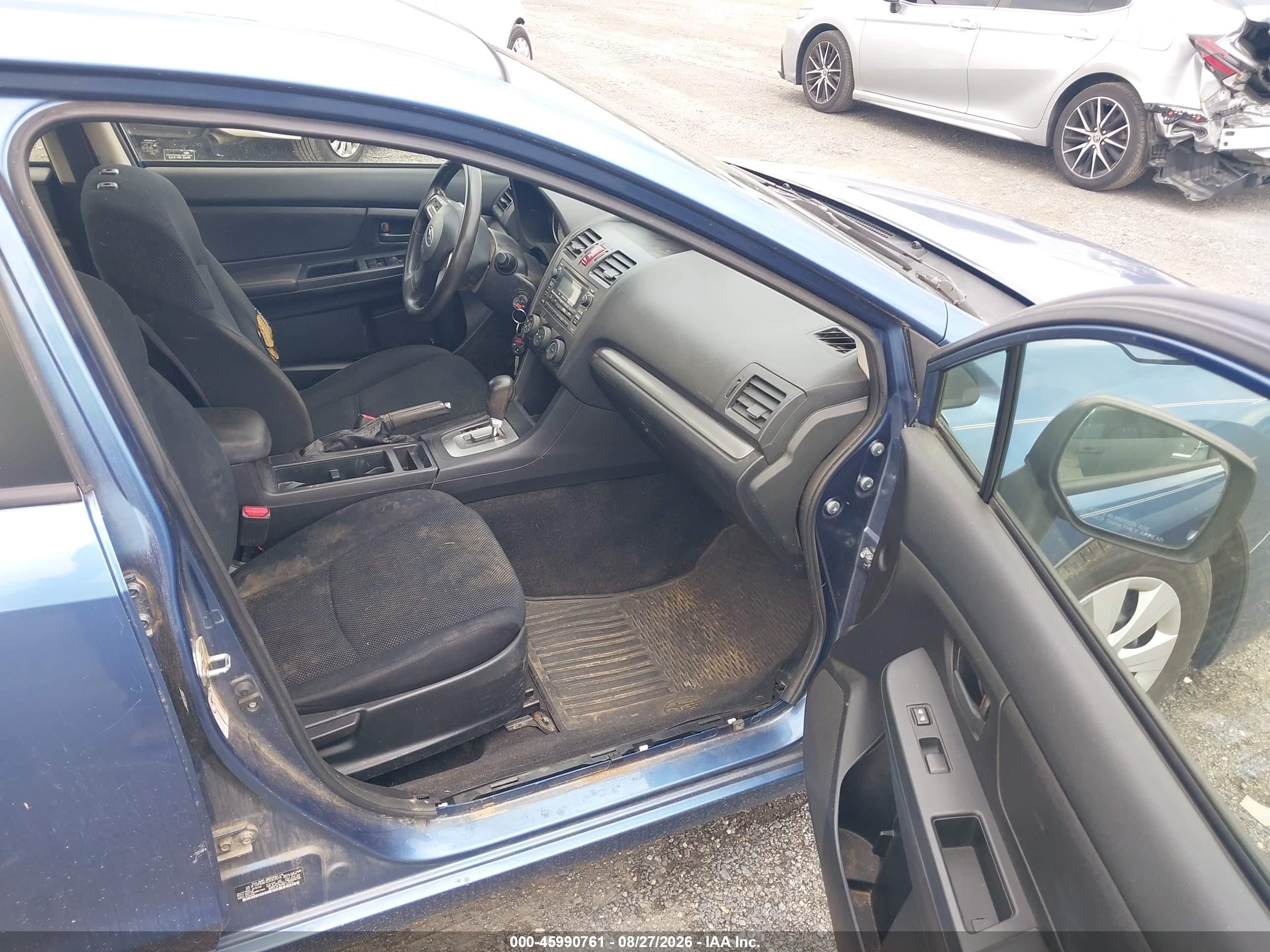 2014 Subaru Impreza 2.0i Blue vin: JF1GPAA67E8307618