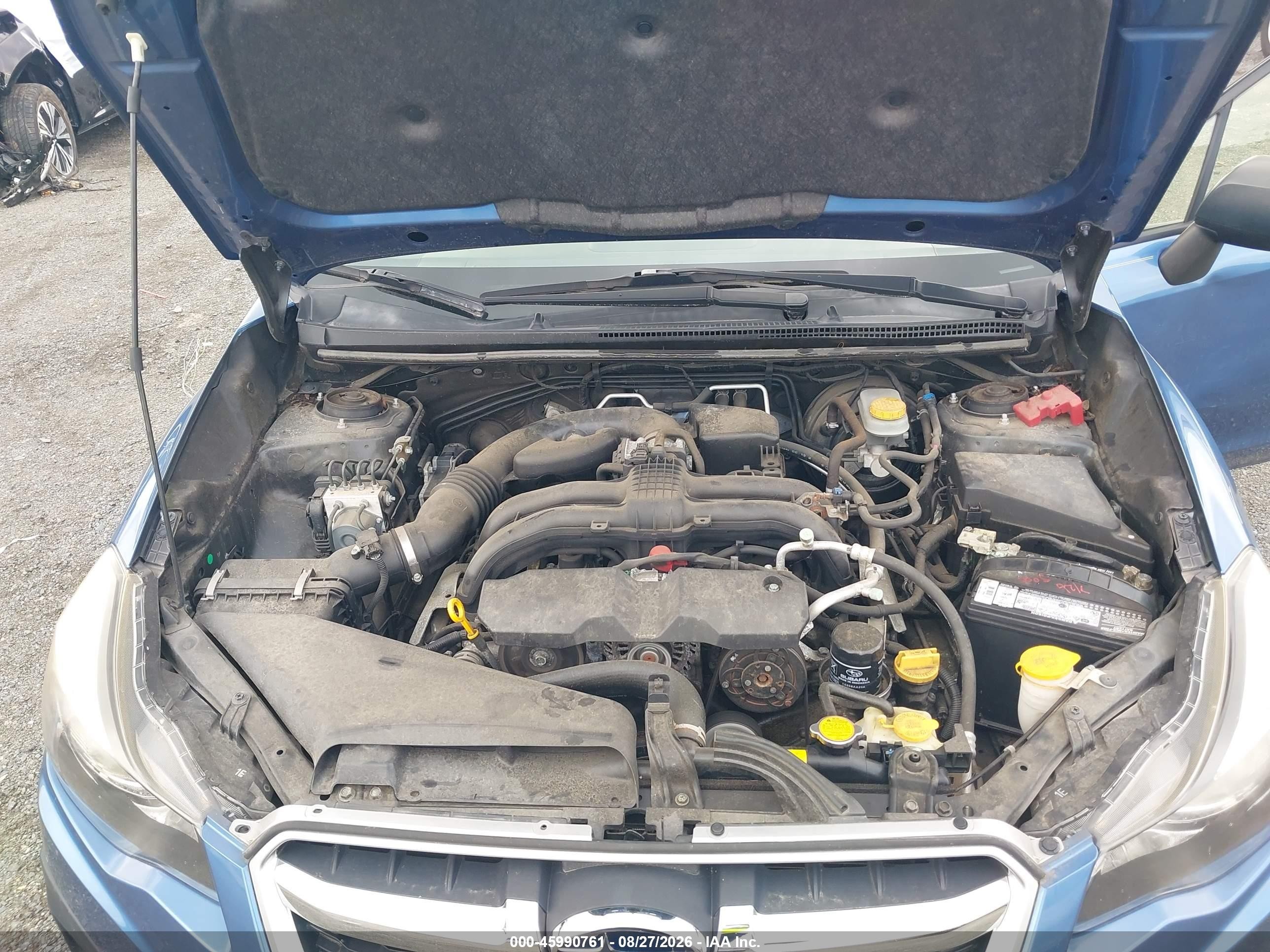 2014 Subaru Impreza 2.0i Blue vin: JF1GPAA67E8307618