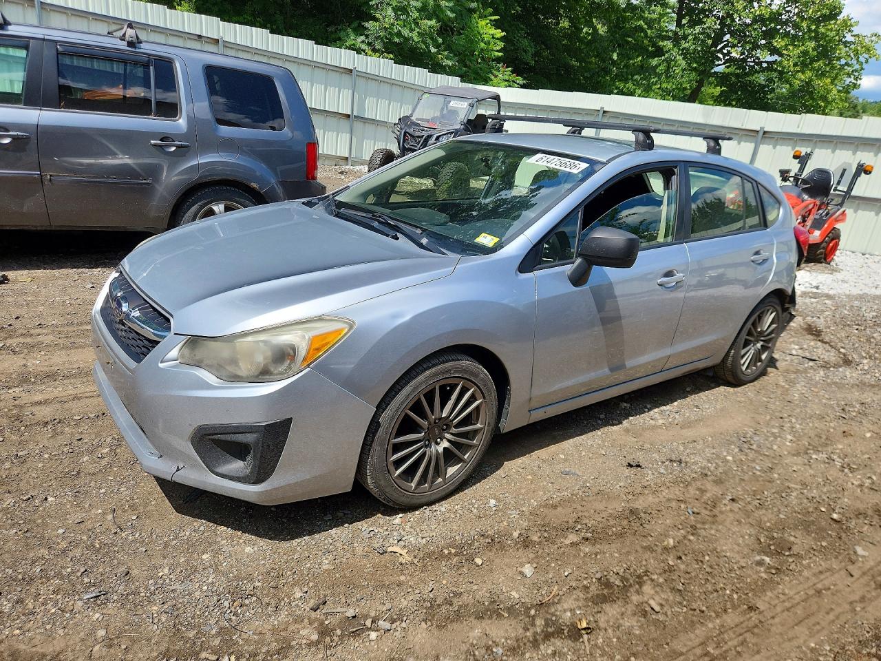 2014 Subaru Impreza Silver vin: JF1GPAA67EG223871