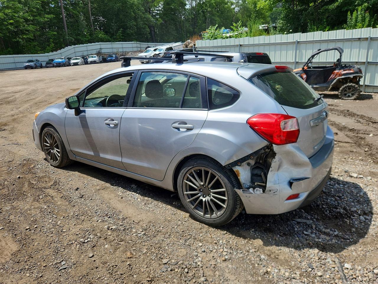 2014 Subaru Impreza Silver vin: JF1GPAA67EG223871