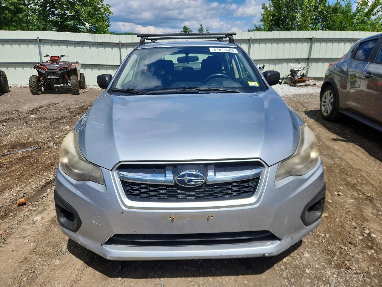 2014 Subaru Impreza Silver vin: JF1GPAA67EG223871