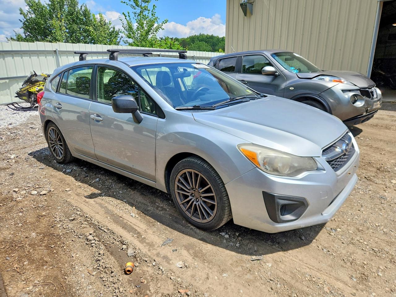 2014 Subaru Impreza Silver vin: JF1GPAA67EG223871