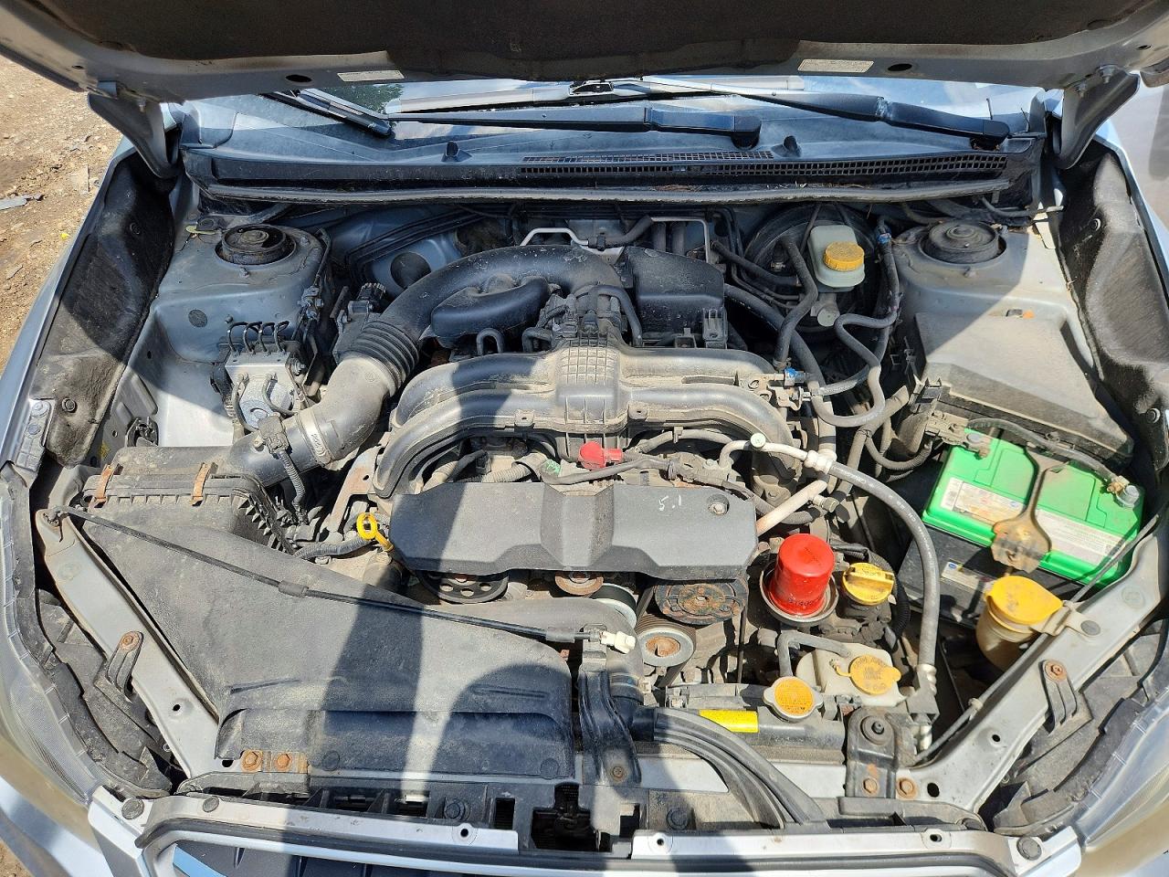 2014 Subaru Impreza Silver vin: JF1GPAA67EG223871