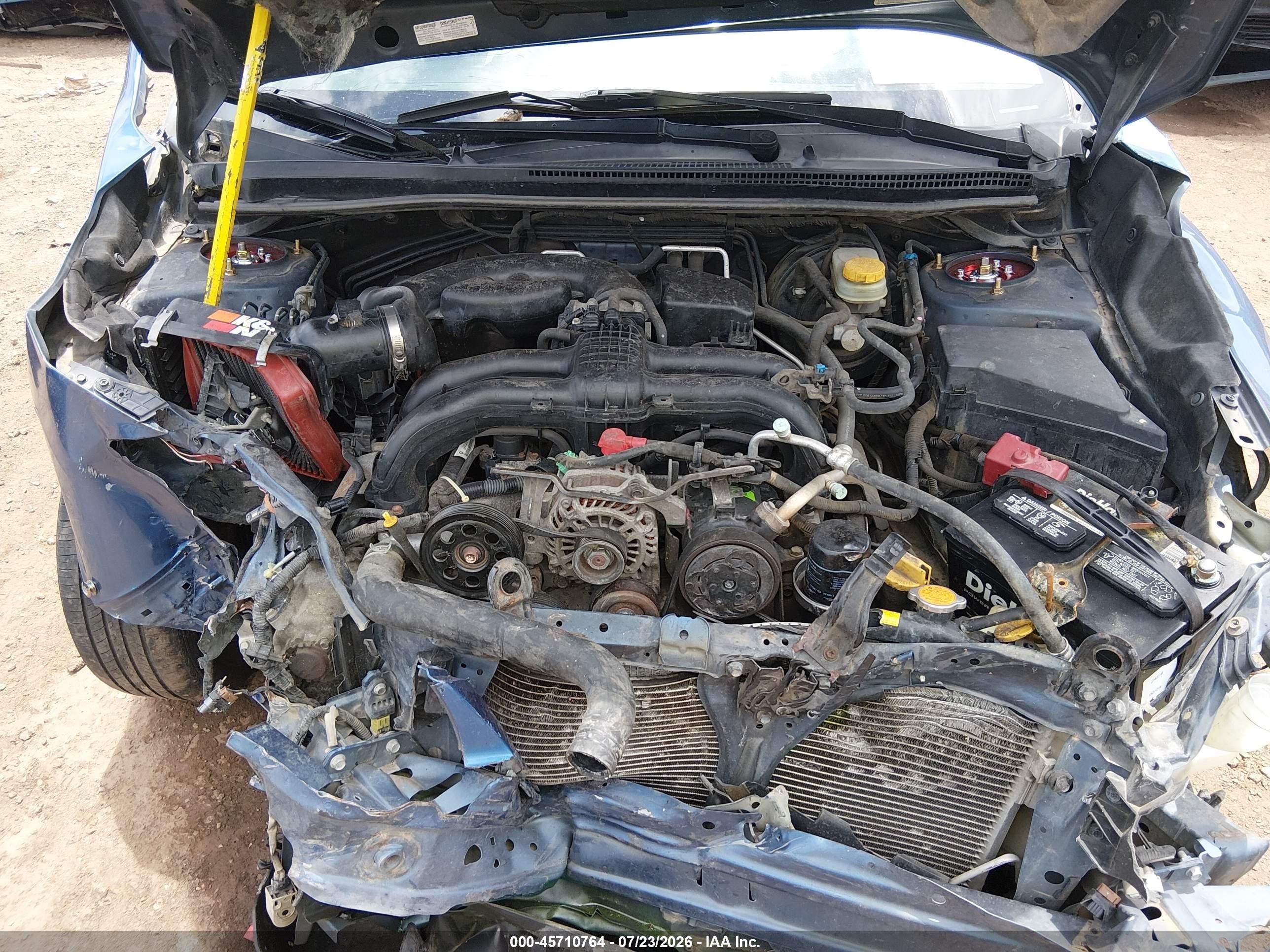 2014 Subaru Impreza 2.0i Blue vin: JF1GPAA67EH321549