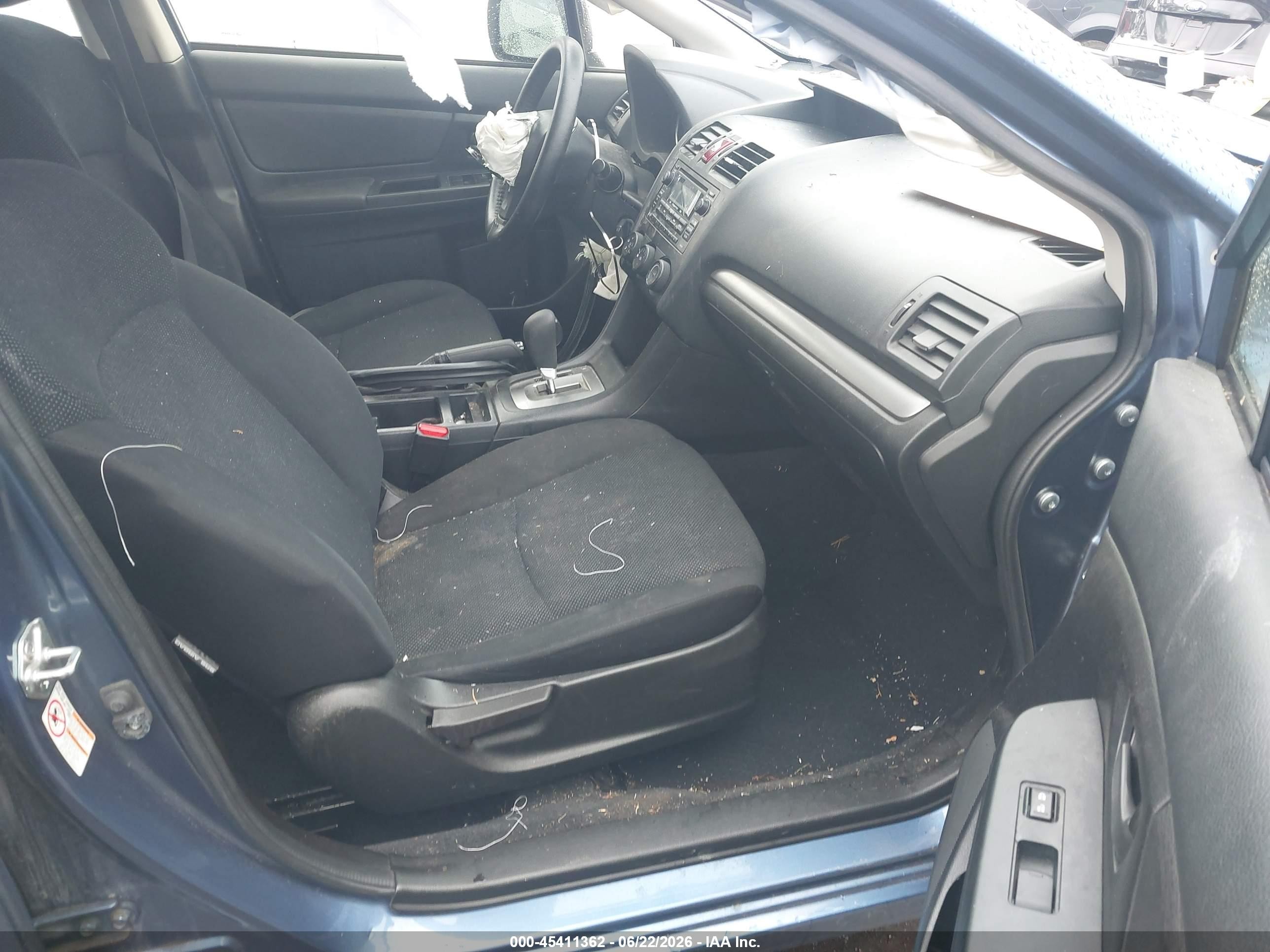 2014 Subaru Impreza 2.0i Blue vin: JF1GPAA67EH338772